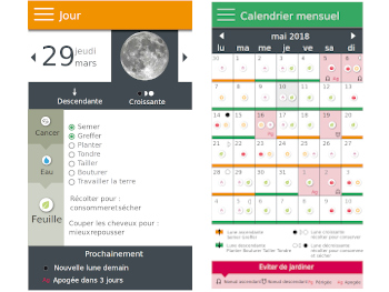 Application téléphone mobile